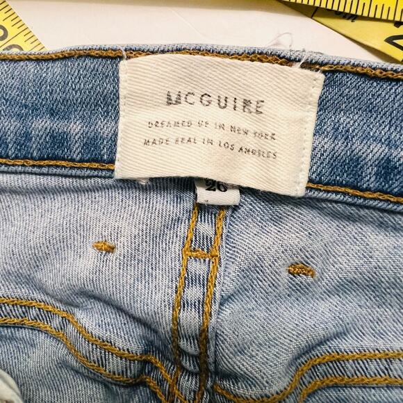 McGuire Ibiza Side Striped Raw Step Hem Jeans Size 26 - Picture 6 of 11